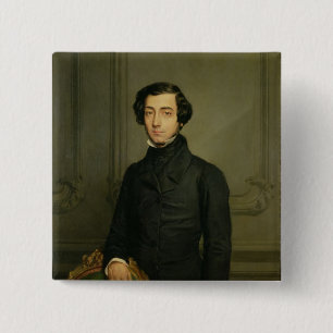 Charles-Alexis-Henri Clerel de Tocqueville 1850 15 Cm Square Badge