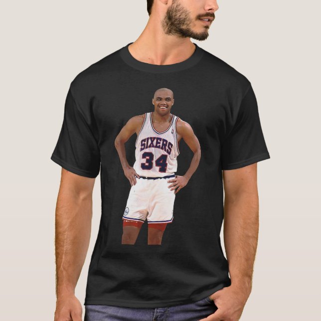 Charles Barkley T Shirt Basketball Fan Hoodie (Front)