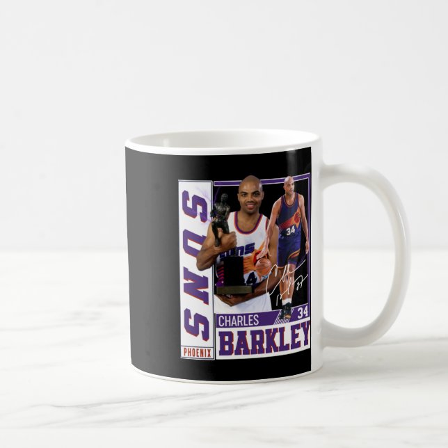 Charles Barkley The Chuck Basketball Legend Signat Coffee Mug (Right)