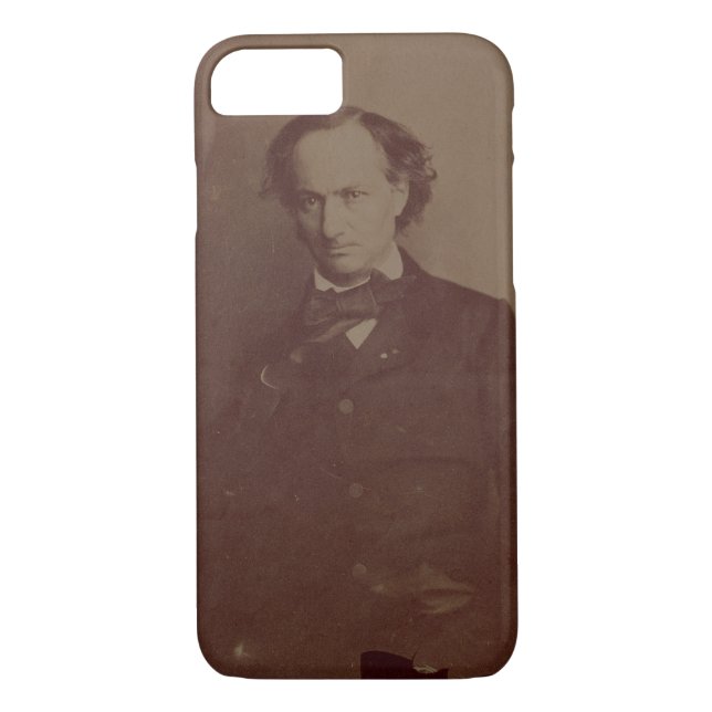 Charles Baudelaire (1820-1867), French poet, portr Case-Mate iPhone Case (Back)