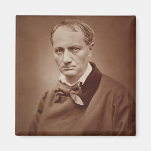 Charles Baudelaire (1821-67), French poet, portrai Magnet