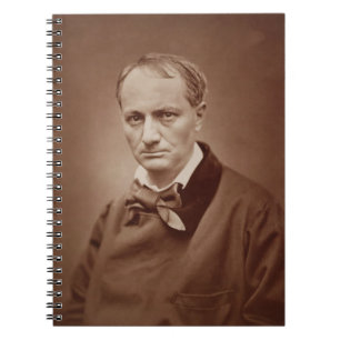 Charles Baudelaire (1821-67), French poet, portrai Notebook