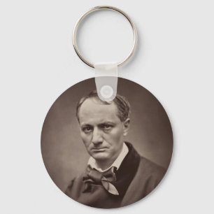 Charles Baudelaire by Étienne Carjat Key Ring