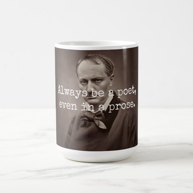Charles Baudelaire Coffee Mug (Center)
