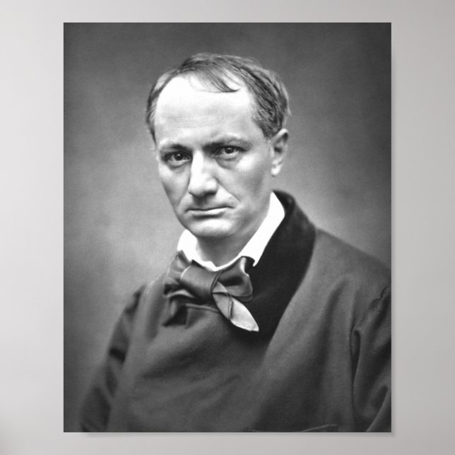 Charles Baudelaire Portrait Poster (Front)