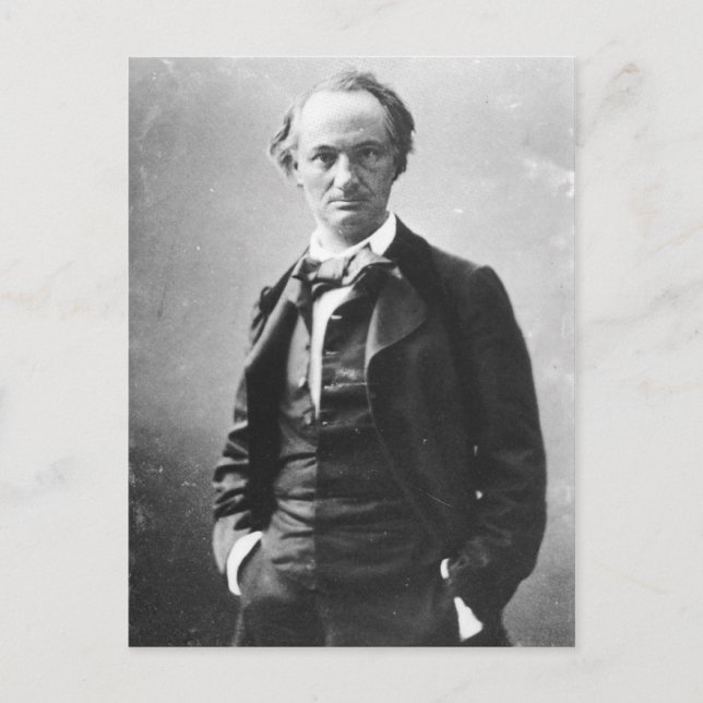 Charles Baudelaire Postcard (Front)