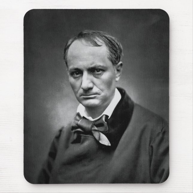 Charles Baudelaire - Vintage Photo 1878 Mouse Pad (Front)