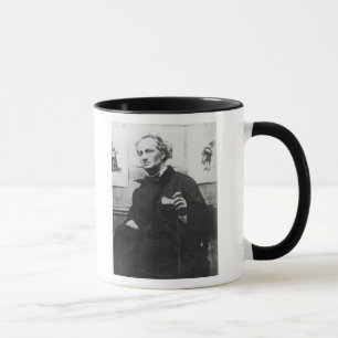 Charles Baudelaire with Engravings, c.1863 Mug