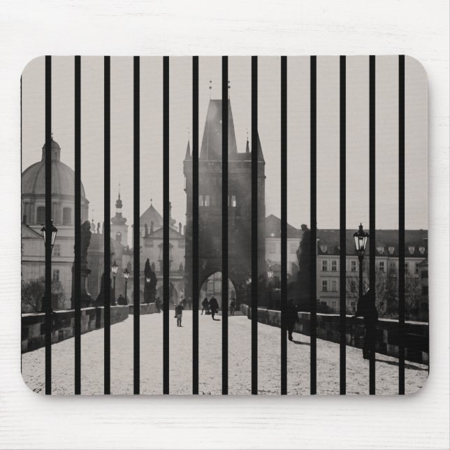 Charles bridge in Prague Mouse Pad (Front)
