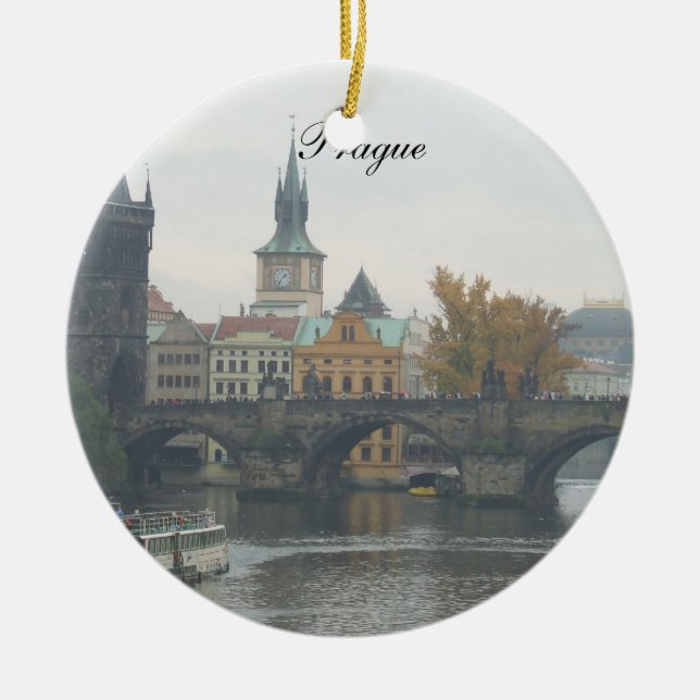 Charles Bridge Ornament (Front)
