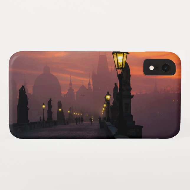 Charles Bridge Prague Case-Mate iPhone Case (Back (Horizontal))
