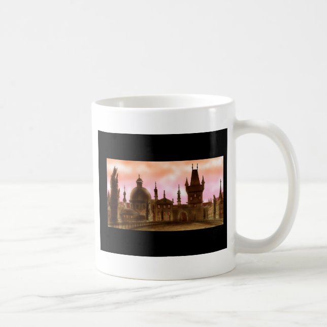 charles bridge prague coffee mug (Right)