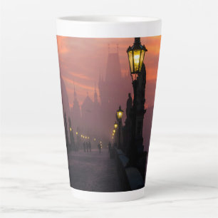 Charles Bridge Prague Latte Mug