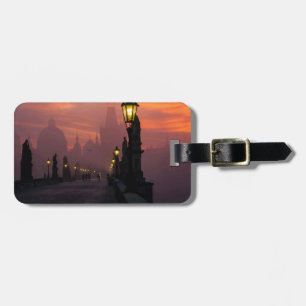 Charles Bridge Prague Luggage Tag