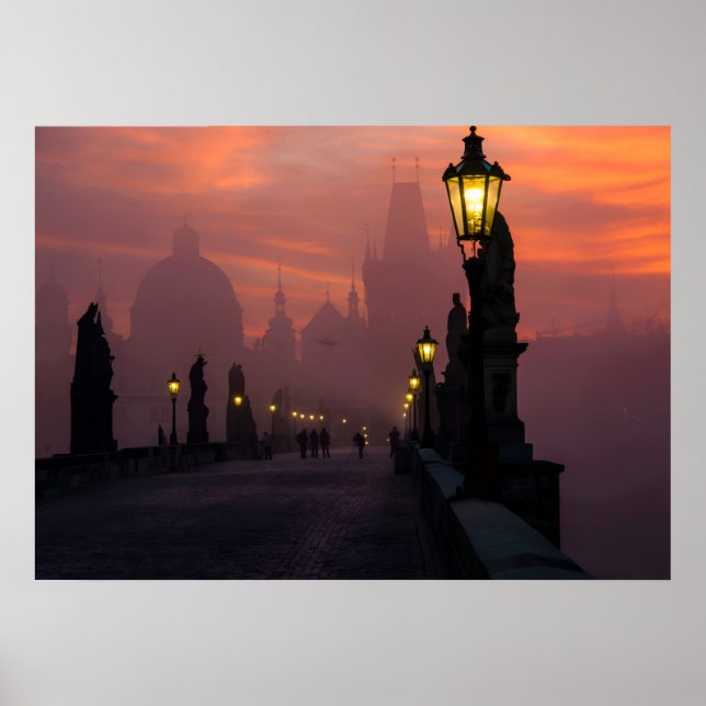 Charles Bridge Prague Poster (Front)