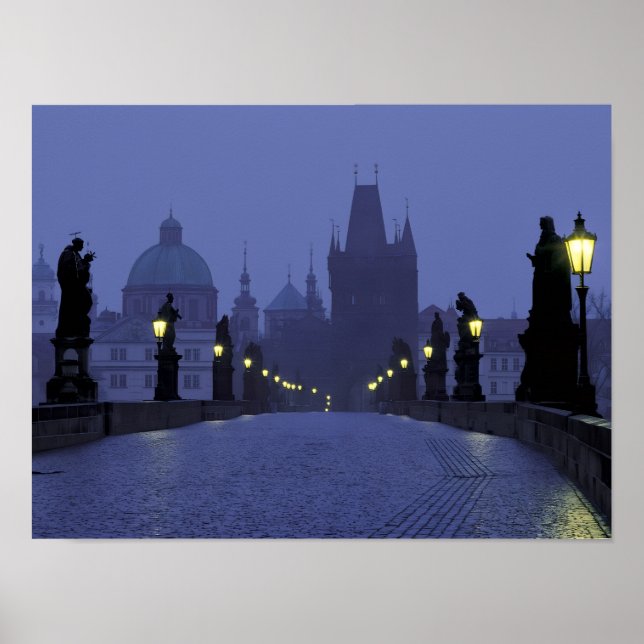 Charles Bridge Prague Poster (Front)