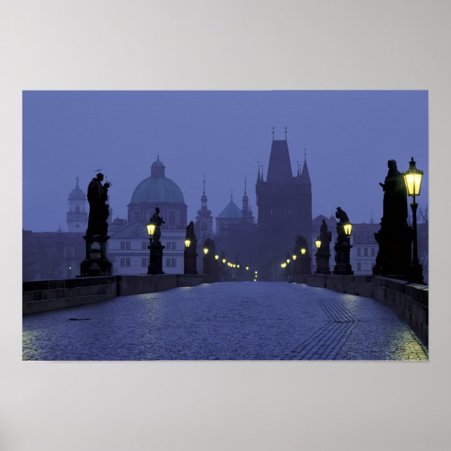 Charles Bridge Prague Poster (Front)