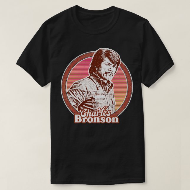 Charles Bronson Cult Fan Design T-Shirt (Design Front)