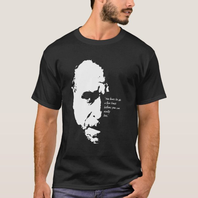 Charles Bukowski Portrait T-Shirt (Front)