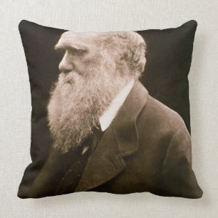 Charles Darwin (1809-82) (photo) Cushion