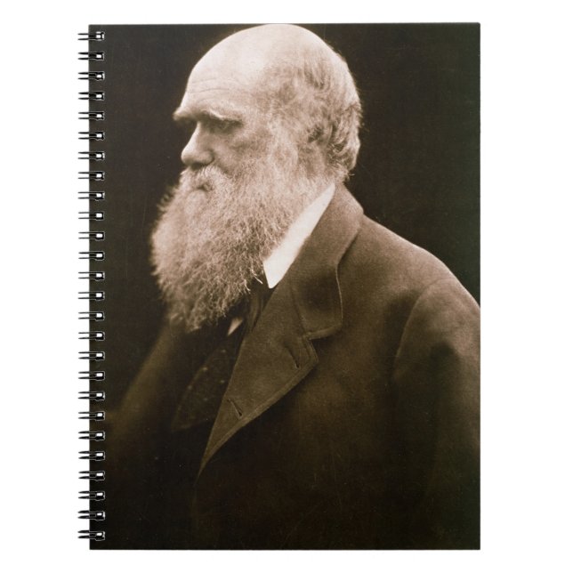 Charles Darwin (1809-82) (photo) Notebook (Front)