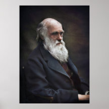 Charles Darwin 1878 Colourized