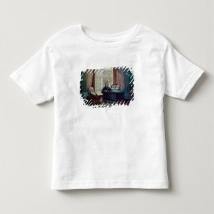 Charles Darwin and his wife at the Piano Toddler T-Shirt