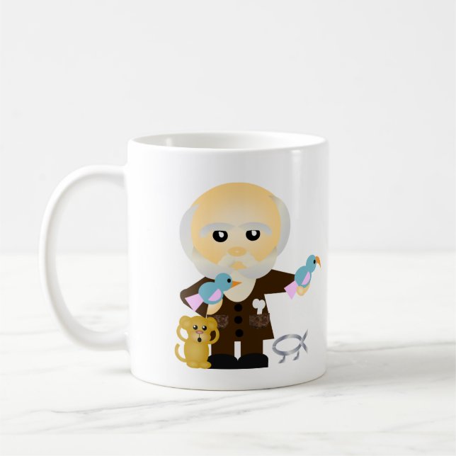 Charles Darwin Coffee Mug (Left)