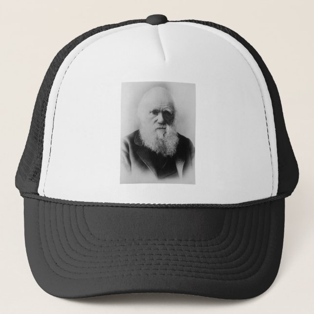 Charles Darwin Evolution Trucker Hat (Front)
