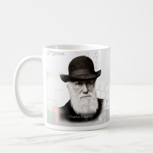 Charles Darwin Historical Mug (Left)