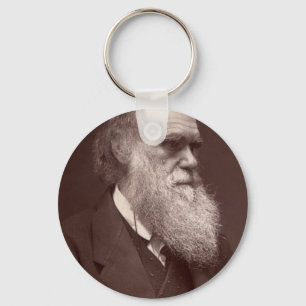 Charles Darwin Keychain