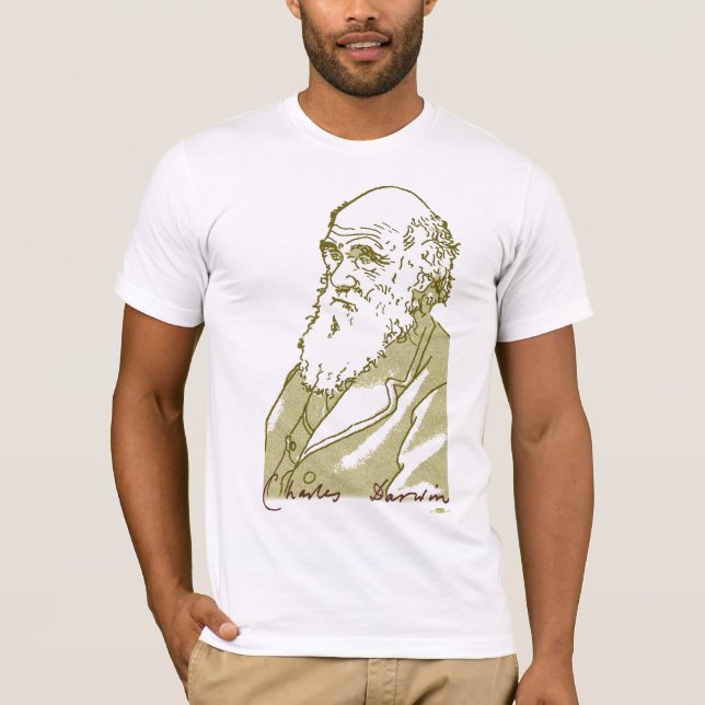 Charles Darwin. Men T-Shirt (Front)