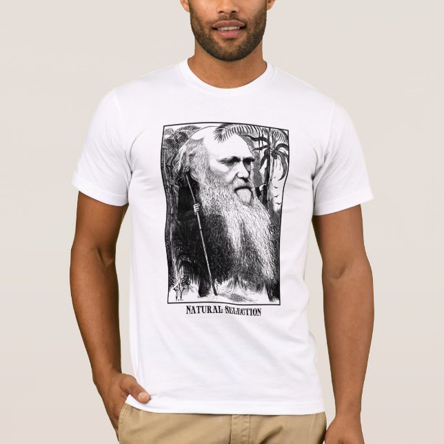 Charles Darwin- Natural Selection T-Shirt (Front)
