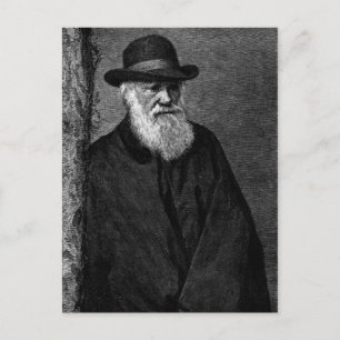 Charles Darwin postcard