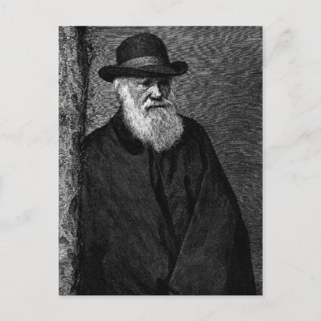 Charles Darwin postcard (Front)