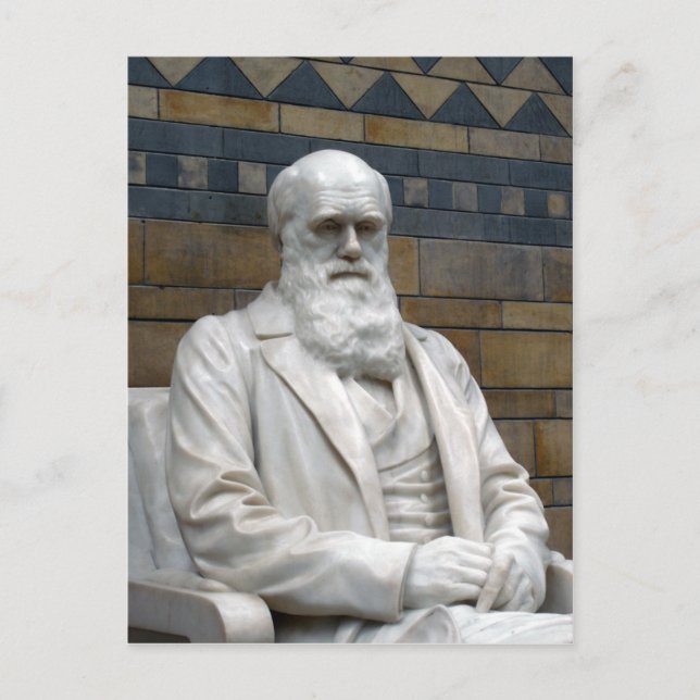 Charles Darwin postcard (Front)