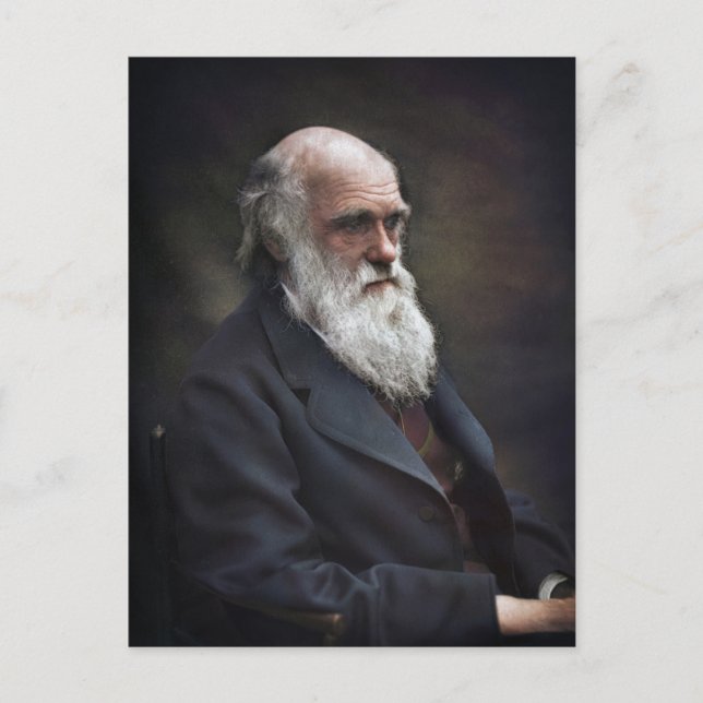 Charles Darwin  Postcard (Front)