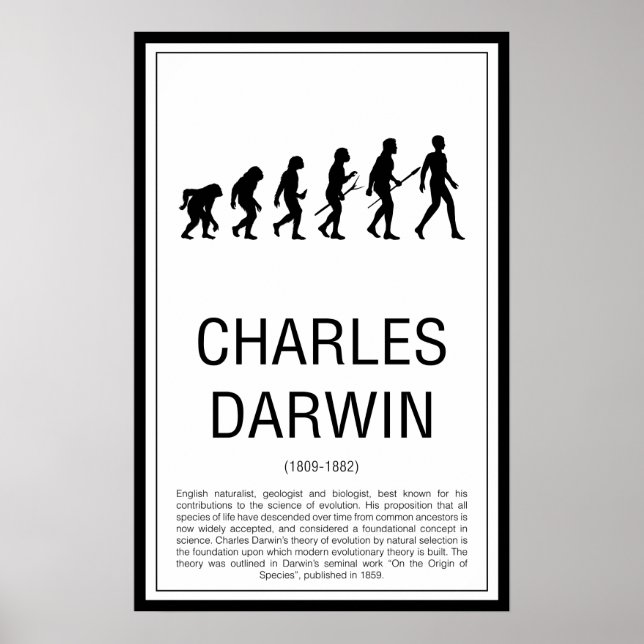 Charles Darwin Poster (Front)
