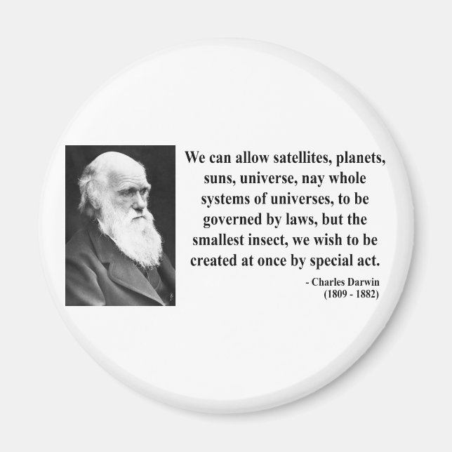 Charles Darwin Quote 4b Magnet (Front)