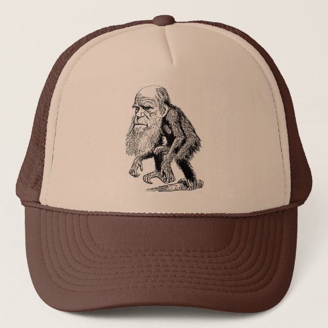 Charles Darwin Trucker Hat (Front)