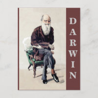 Charles Darwin Vanity Fair Illustration