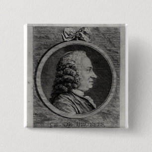 Charles de Brosses , Count of Tournai 15 Cm Square Badge
