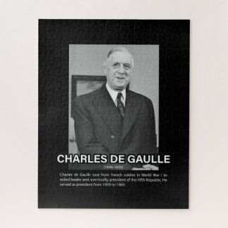 Charles de Gaulle biography Jigsaw Puzzle