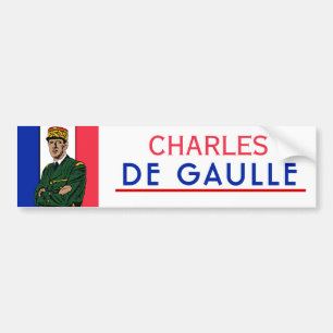 Charles de Gaulle Bumper Sticker