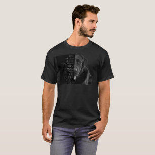 Charles de Gaulle Dog Quote Shirt (Black Labrador)