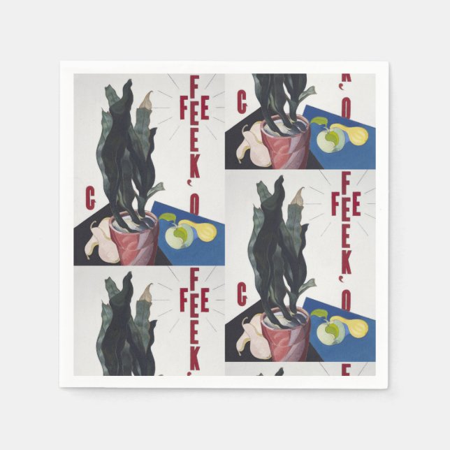 Charles Demuth Georgia O'Keeffe Poster Portrait Napkin (Front)