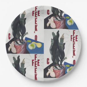 Charles Demuth Georgia O'Keeffe Poster Portrait Paper Plate