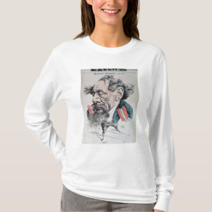 Charles Dickens astride the English Channel T-Shirt