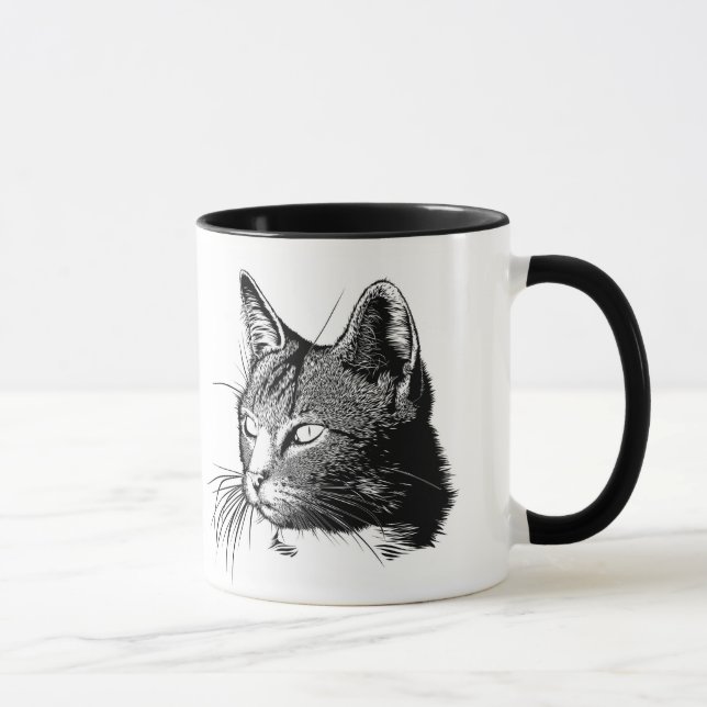 Charles Dickens Cat Quote Coffee Mug (Right)