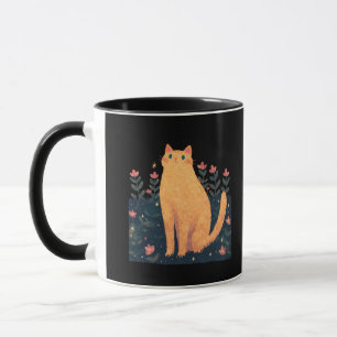 Charles Dickens' Cat Quote - Orange Tabby Mug